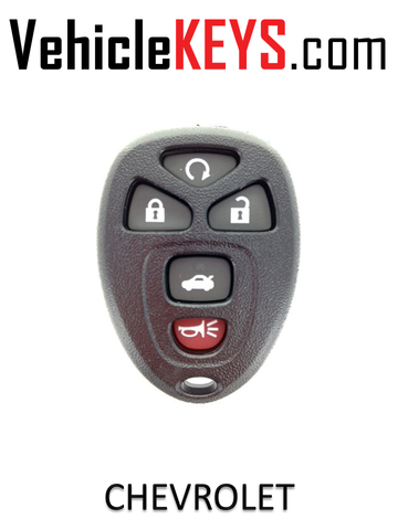 CHEVY REMOTE SHELL 5 Button