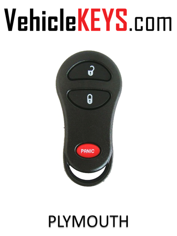 PLYMOUTH REMOTE SHELL 3 Button